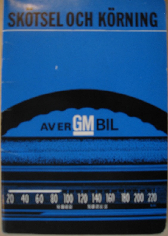 1966 GM Skötsel och Körning av Er GM Bil typ 2
