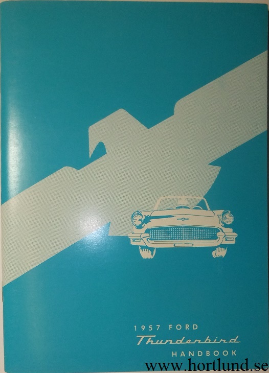 1957 Ford Thunderbird Owner's Manual