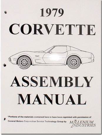 1979 Chevrolet Corvette Assembly Manual