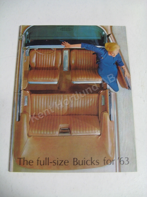 1963 Buick full size Försäljningsbroschyr