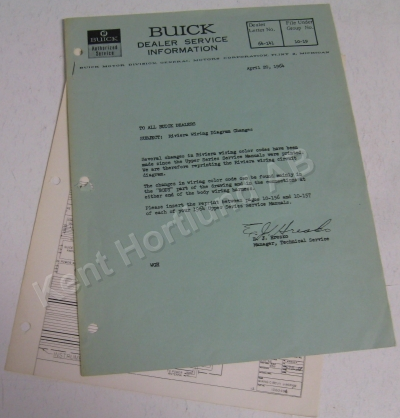 1964 Buick Riviera Dealer service information 64-141