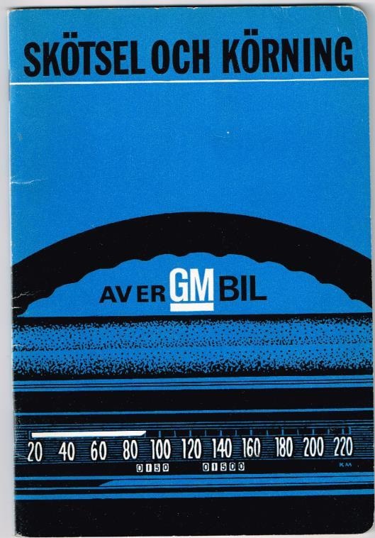 1968 GM Skötsel och Körning av Er GM Bil