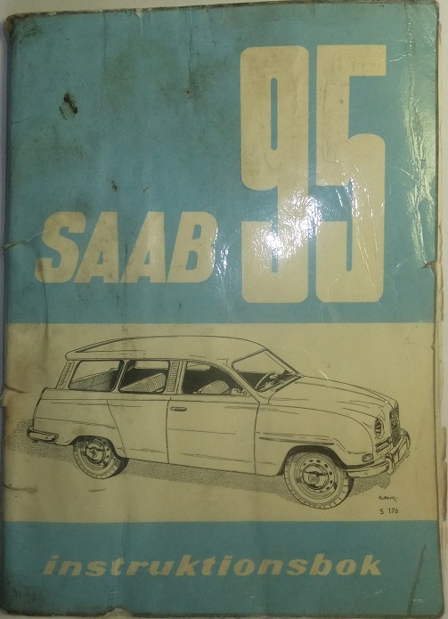 1963 SAAB 95 B Instruktionsbok