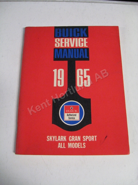 1965 Buick Skylark Gran Sport all Models Service Manual