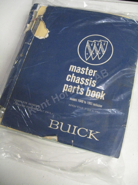 1940-65 Buick Master chassis parts book
