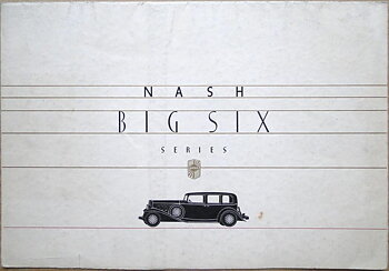 1932 Nash Big Six broschyr