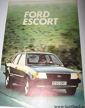 1982 Ford Escort Instruktionsbok Snabbfakta