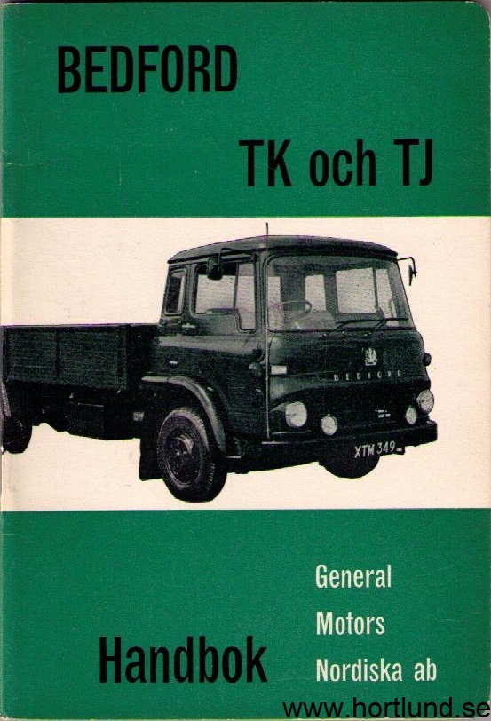 1961 Bedford TK och TJ Handbok