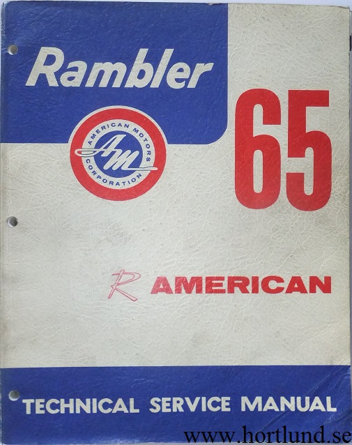 1965 Rambler American Technical Service Manual