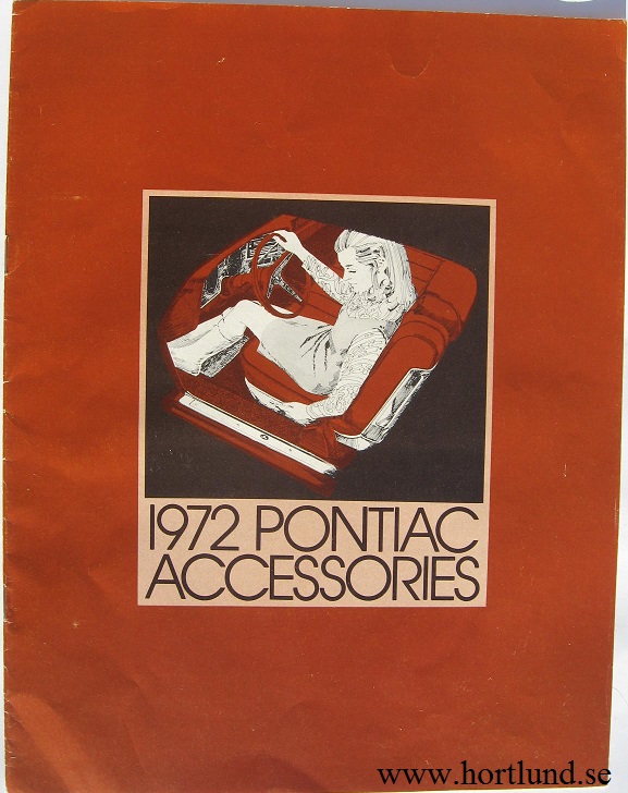 1972 Pontiac Accessories stor broschyr