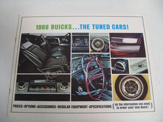 1966 Buick broschyr över tillbehör