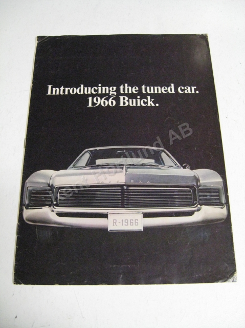 1966 Buick Försäljningsbroschyr Mailer