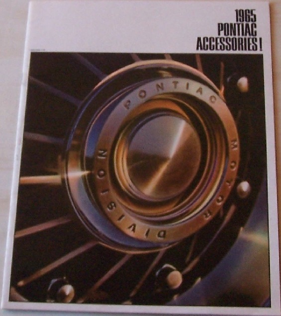 1965 Pontiac Accessories stor broschyr