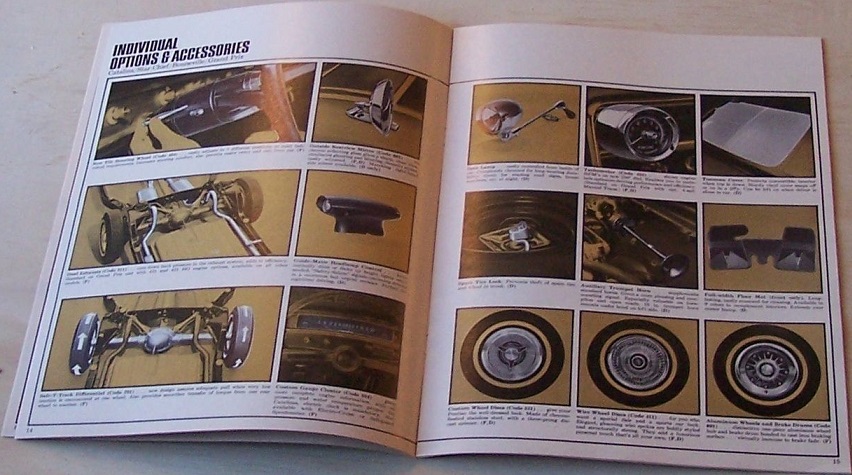 1965 Pontiac Accessories stor broschyr - 2