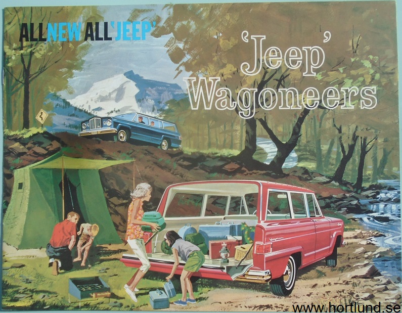 1963 Jeep Wagoneer broschyr Willys