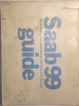 1975 SAAB 99 Guide 8-74