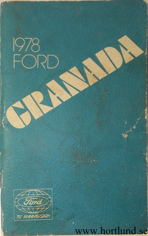 1978 Ford Granada Owners Manual