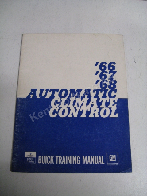 1966-68 Buick Automatic Climate Control Training Manual