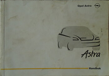 1999 Opel Astra Handbok