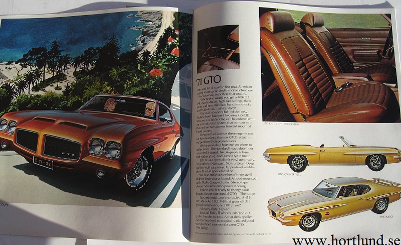 1971 Pontiac alla modeller broschyr - 3