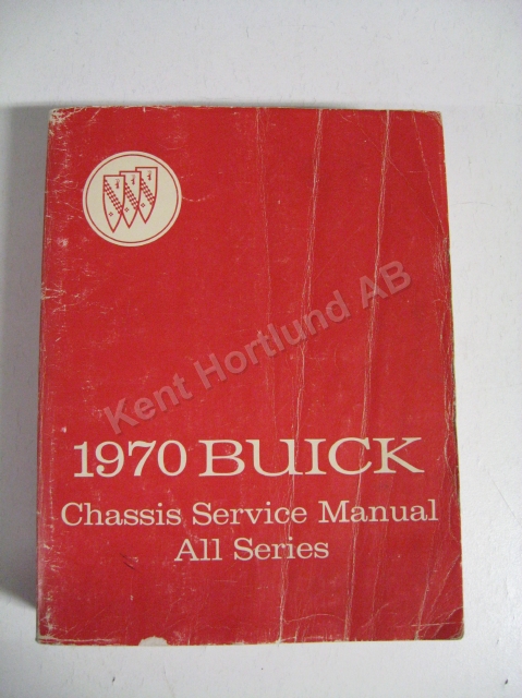 1970 Buick Chassis Service Manual original