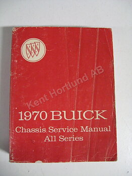 1970 Buick Chassis Service Manual original