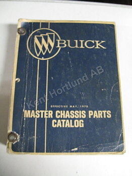 1970 Buick Master Chassis parts catalog