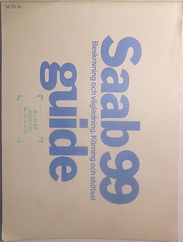 1976 SAAB 99 Guide 4:e utg.