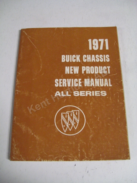 1971 Buick Chassis new product service manual