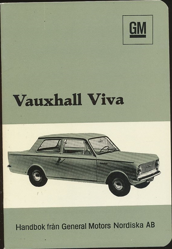1966 Vauxhall Viva Handbok svensk