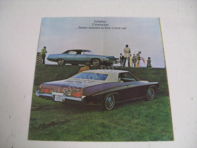 1971 Buick LeSabre and Centurion Brev Broschyr