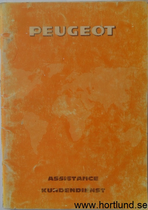1977 Peugeot återförsäljare
