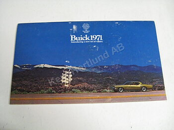 1971 Buick Försäljningsbroschyr