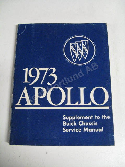 1973 Buick Apollo supplement to the buick chassis service manual