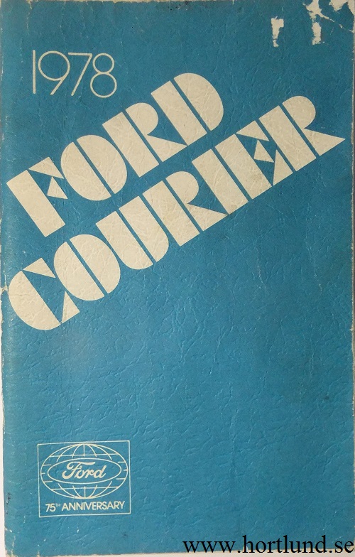 1978 Ford Courier Owners Manual