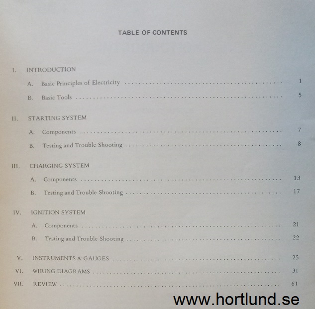 1970 Opel Kadett & GT Electrical Training Manual - 2