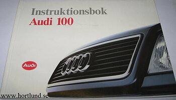 1992 Audi 100 Instruktionsbok 7/91