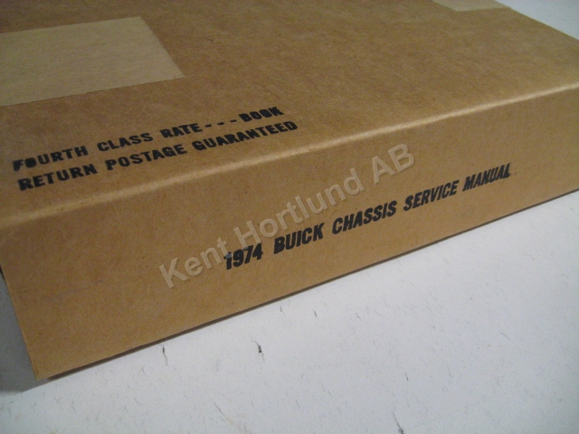 1974 Buick Chassis Service Manual