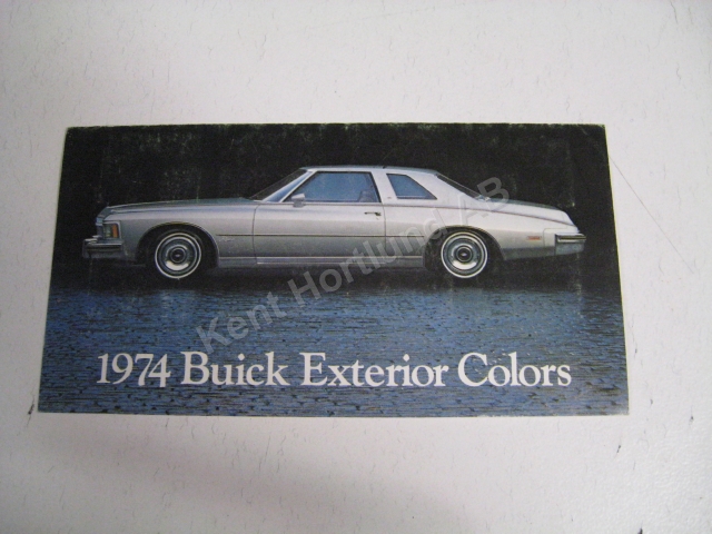 1974 Buick Exterior Colors
