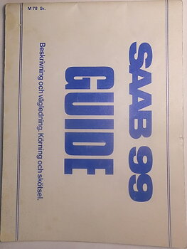 1978 SAAB 99 Guide 1:sta utg.