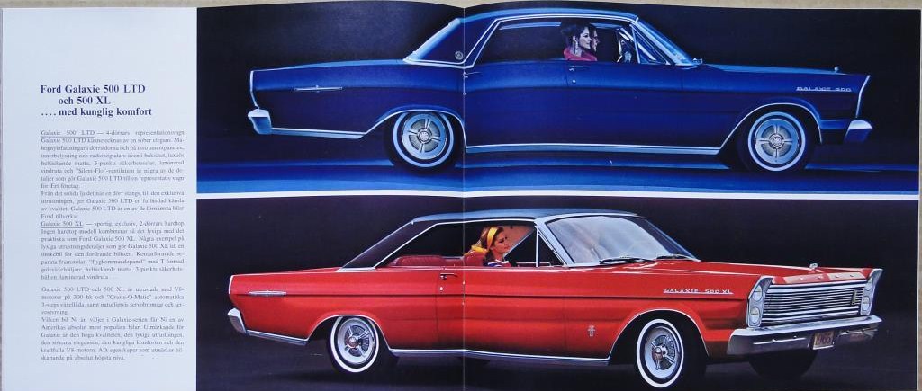 1965 Ford alla USA modeller broschyr svensk - 3