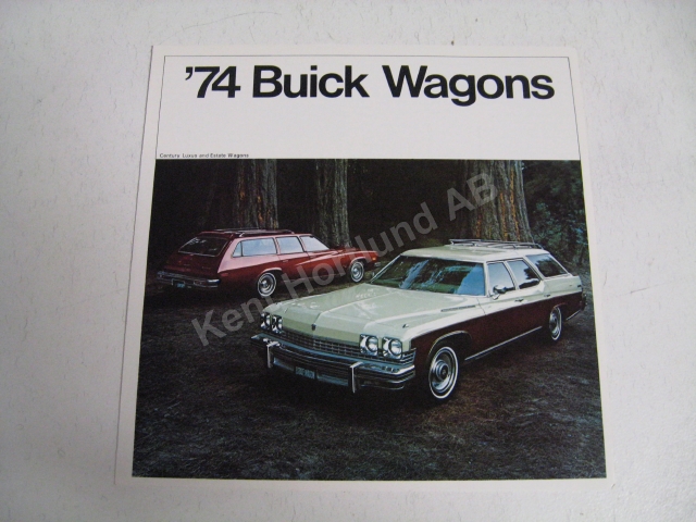 1974 Buick Station wagons Försäljningsbroschyr