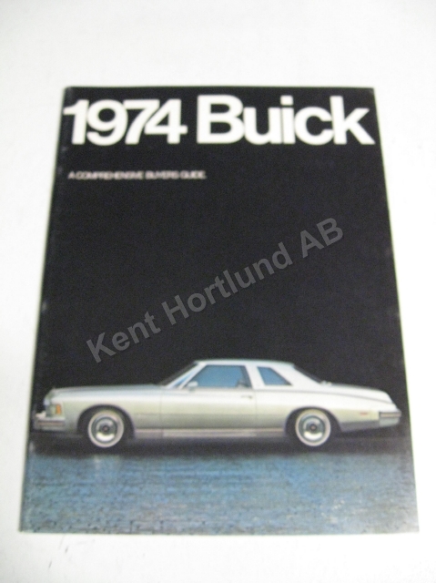 1974 Buick Lyxbroschyr