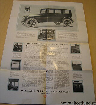 1921-1922 Oakland Sensible Six "It's Always Fair Weather"