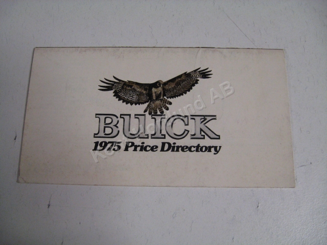 1975 Buick Price directory