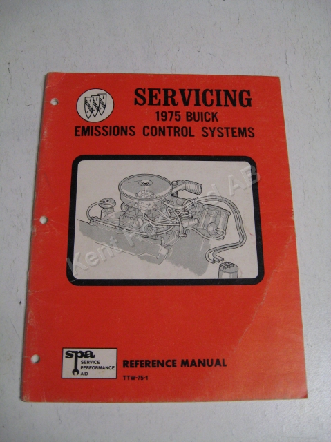 1975 Buick Reference manual