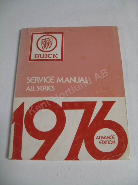 1976 Buick Service manual advance edition
