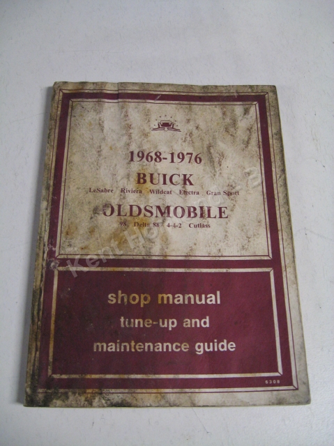 1976 Buick Lesabre Riviera Wildcat Electra Gran Sport Shop manual tune-up and maintenance guide
