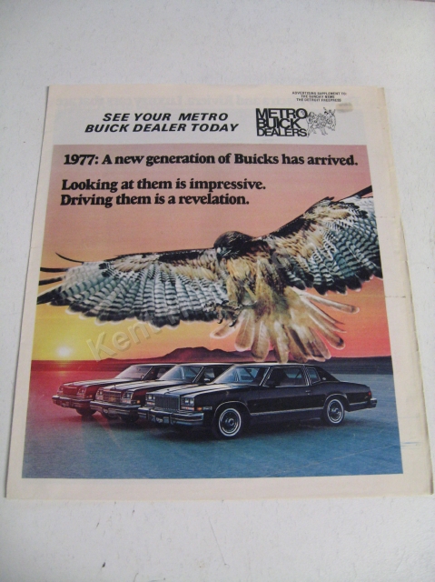 1977 Buick Försäljningsbroschyr