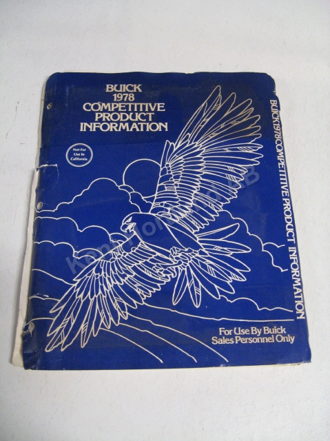 1978 Buick competetive product information